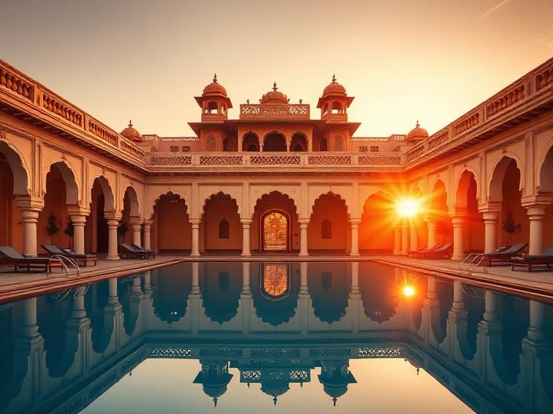 Solo female traveler exploring India safely