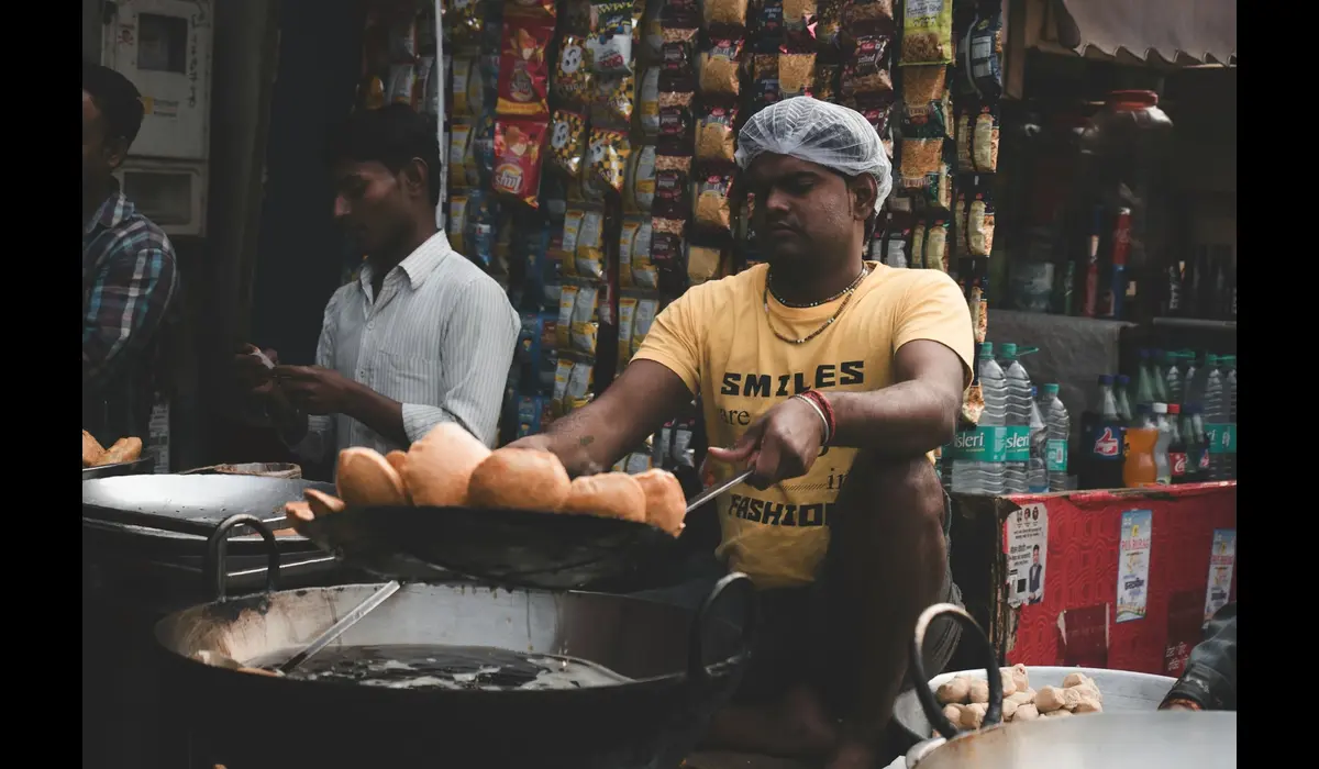 Traditional Rajasthani thali served in Udaipur